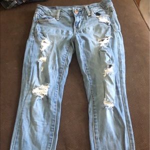 American eagle skinny jeans!